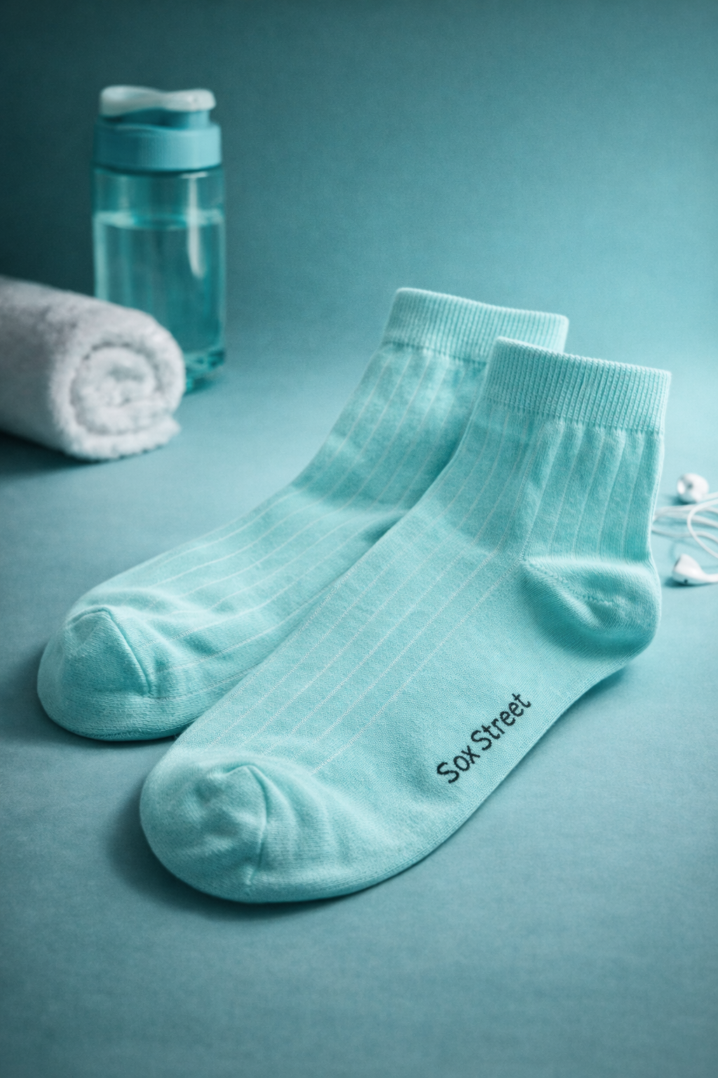The Cozy Ribbed Essential (Aqua)