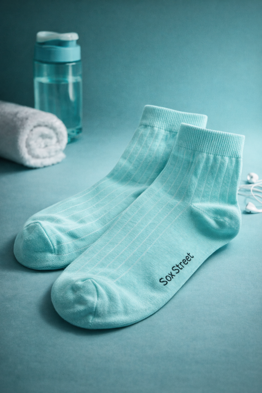 The Cozy Ribbed Essential (Aqua)