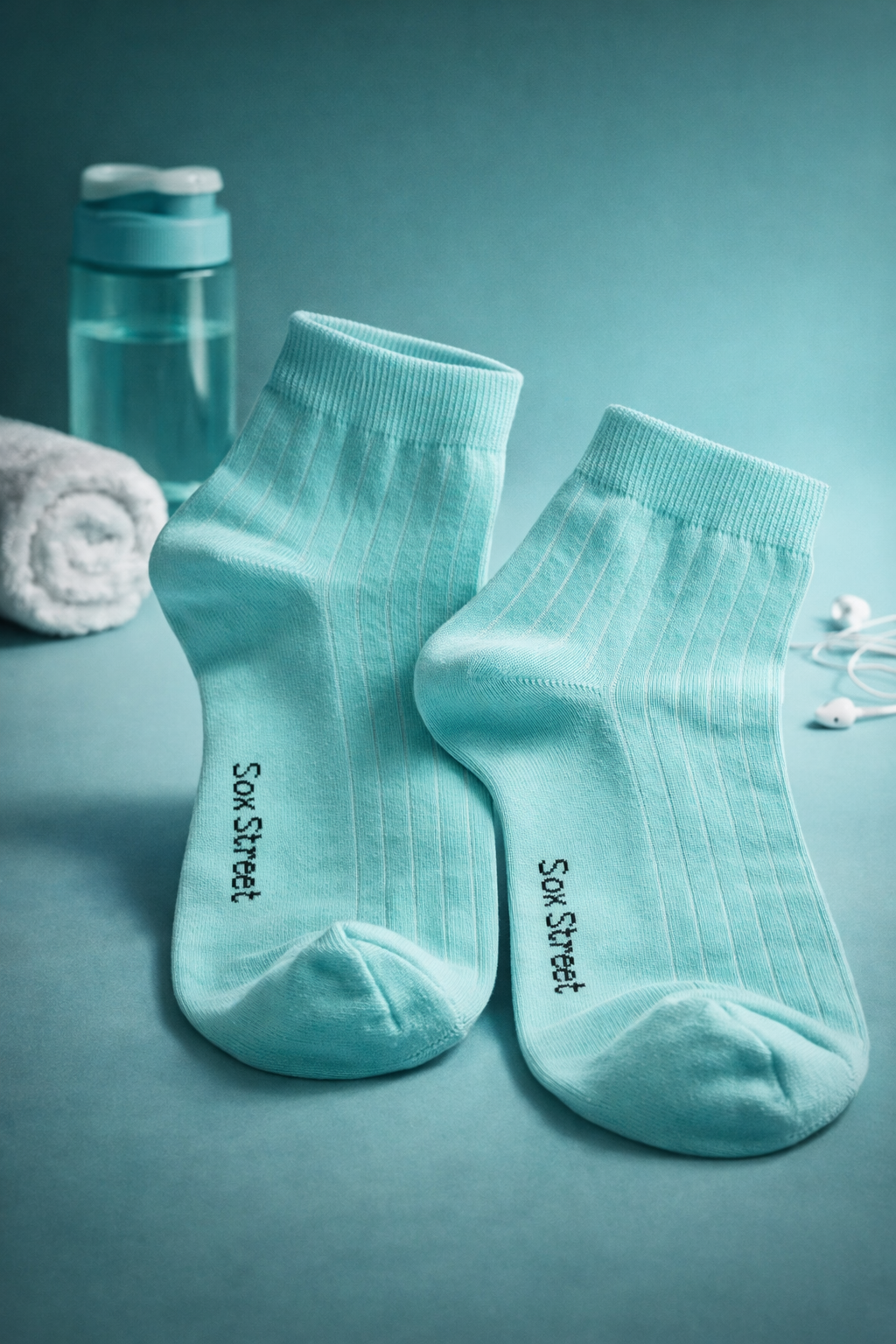 The Cozy Ribbed Essential (Aqua)