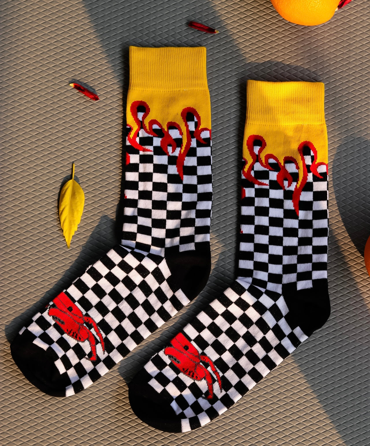 Scorpion Blaze Checker Socks