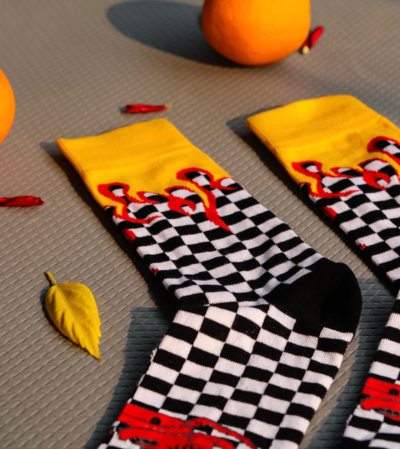 Scorpion Blaze Checker Socks