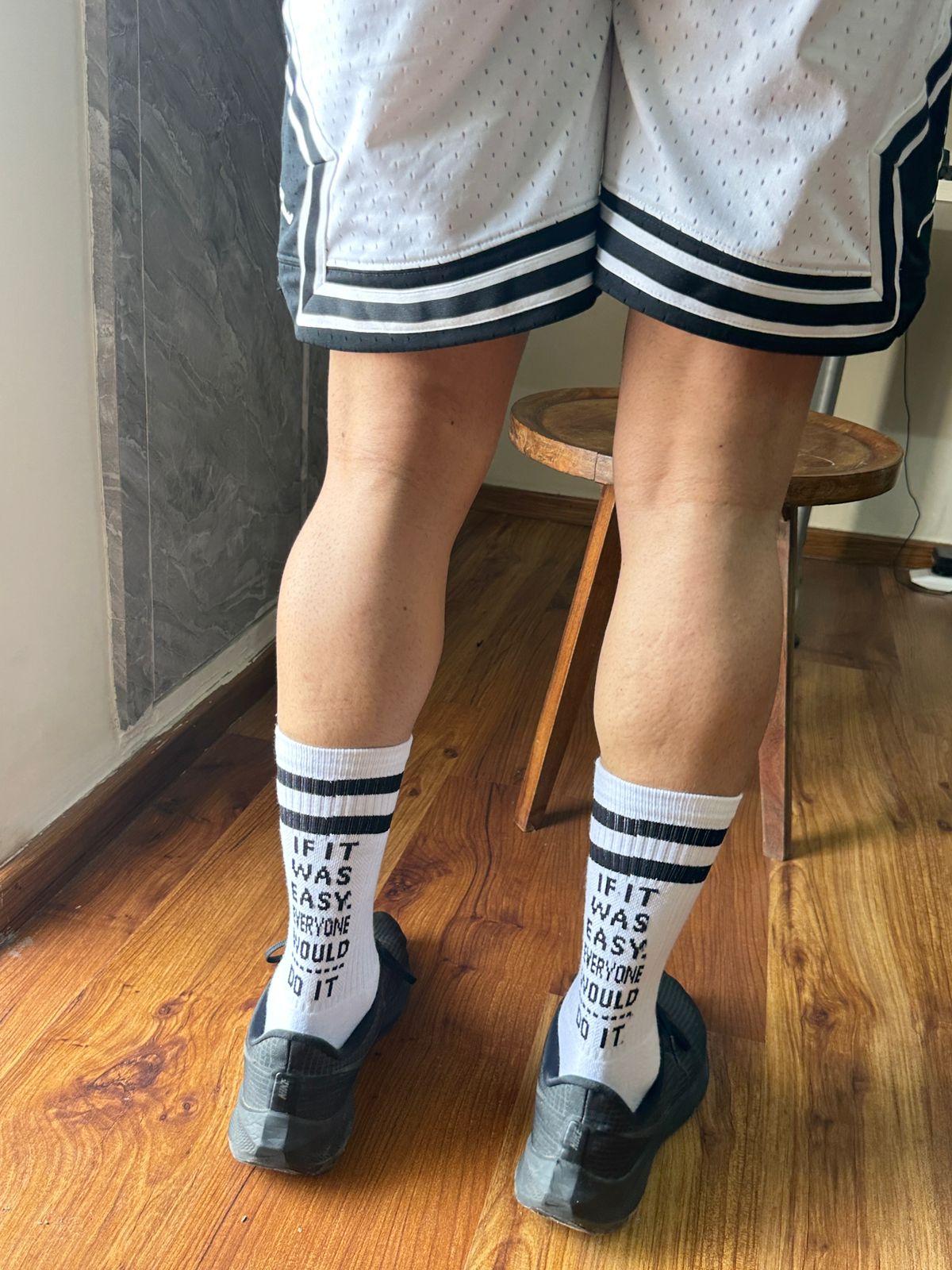 Not Easy Mid-Calf Socks